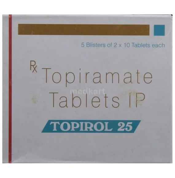 topirol 25mg tablet 10's